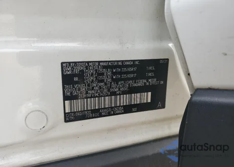 2021 Toyota Rav4 Le z USA, uszkodzony, nr VIN 2T3H1RFV1MC143579